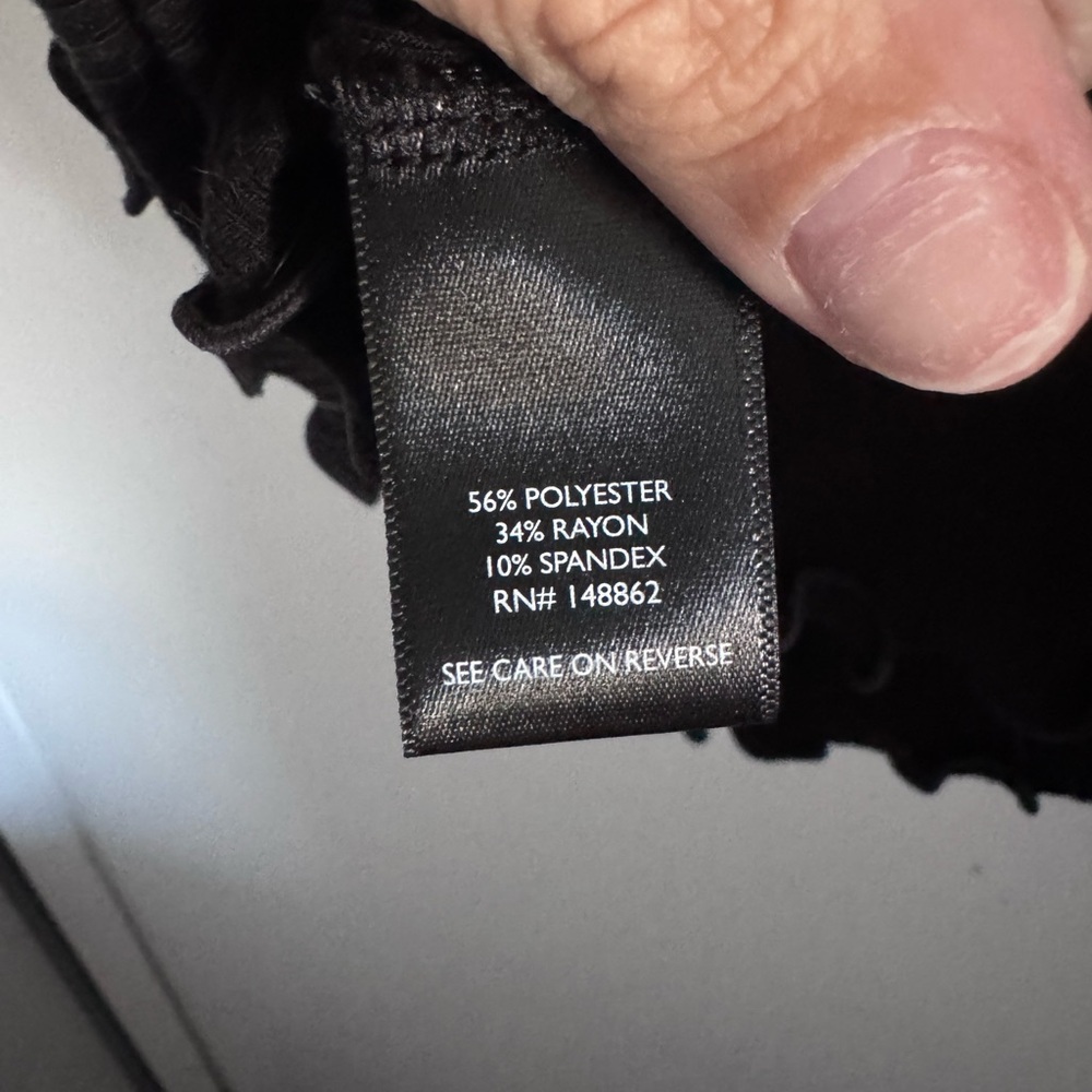 Torrid - Black Rayon Blend Garment - Picture 5 of 5